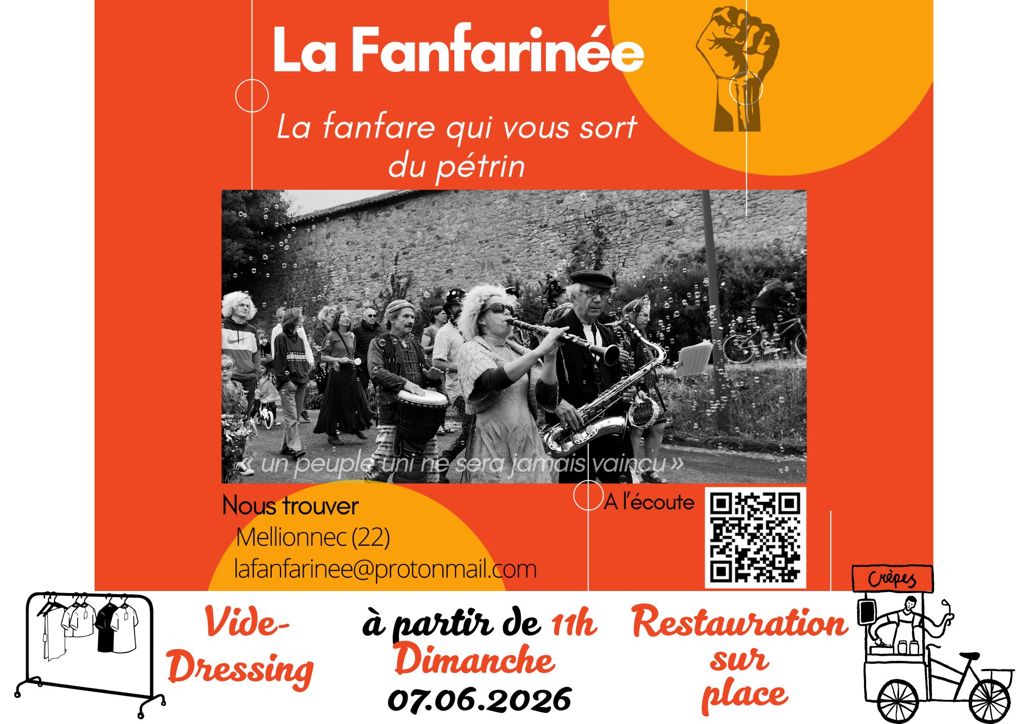 Fanfares et Vide-Dressing à partir de 11h