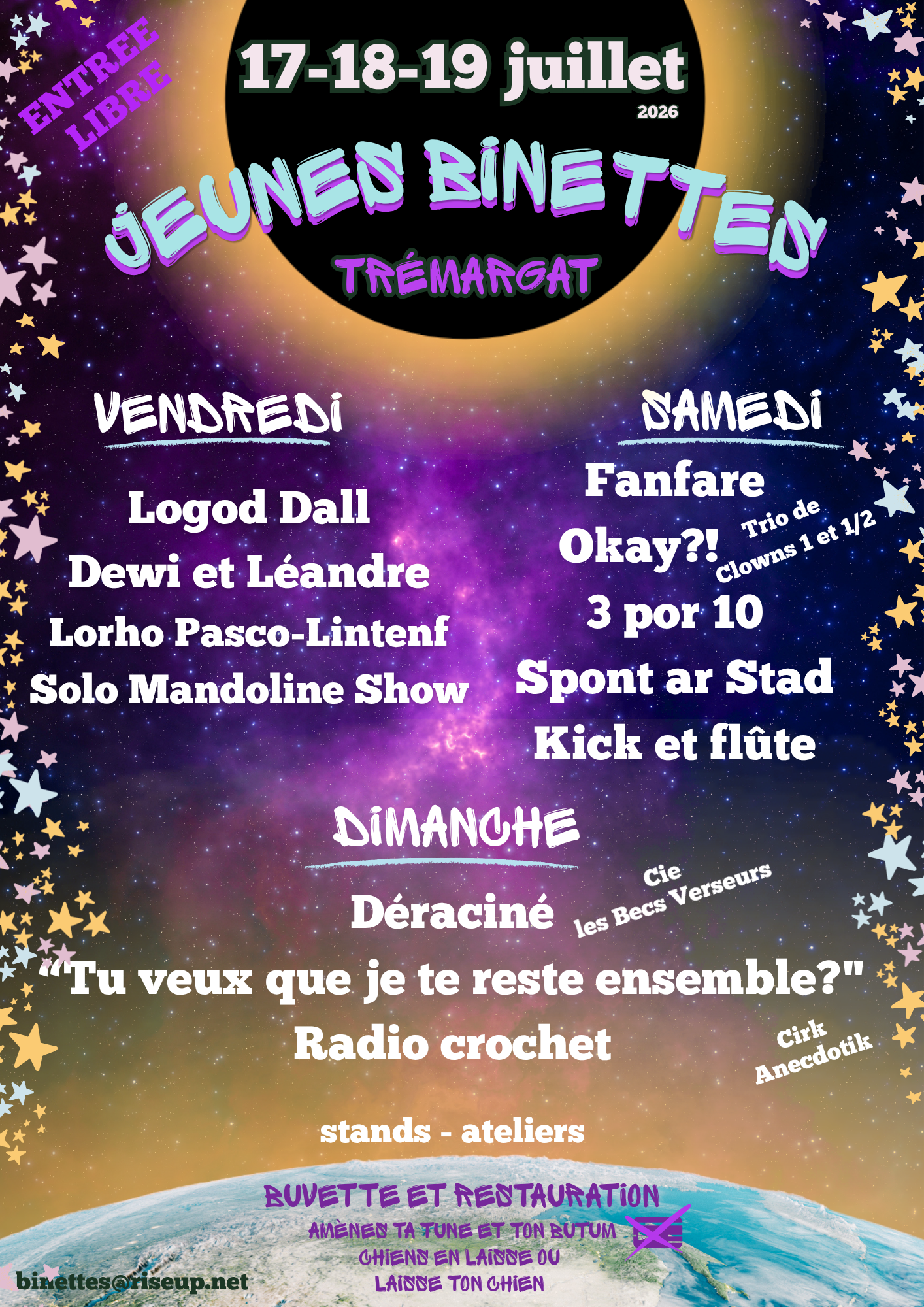 FESTIVAL DES JEUNES BINETTES